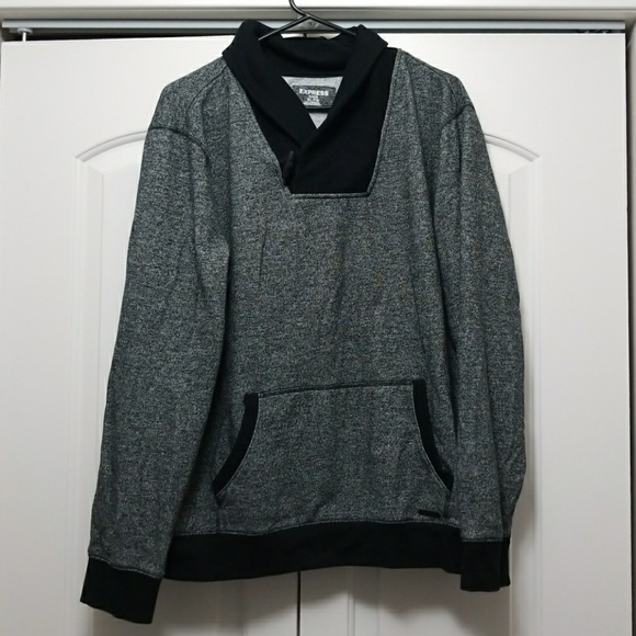 express mens fleece sweater
